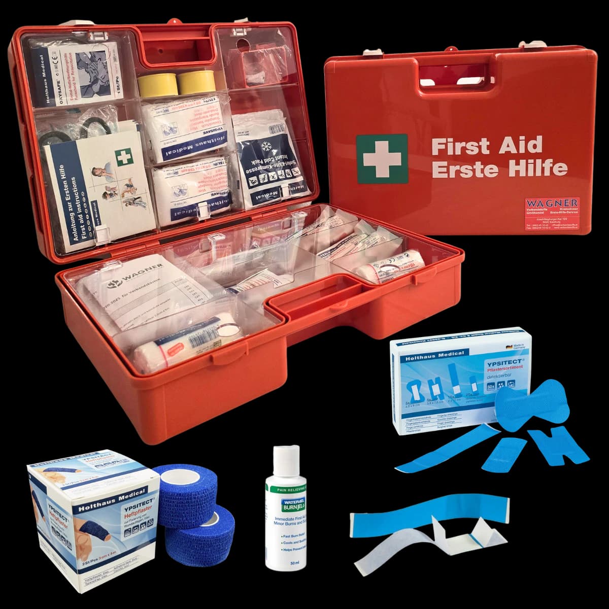 Erste Hilfe Koffer ÖNORM Z1020:2025 - Gastronomie - Produktbild Erste Hilfe Koffer ÖNORM Z1020:2025 - Gastronomie