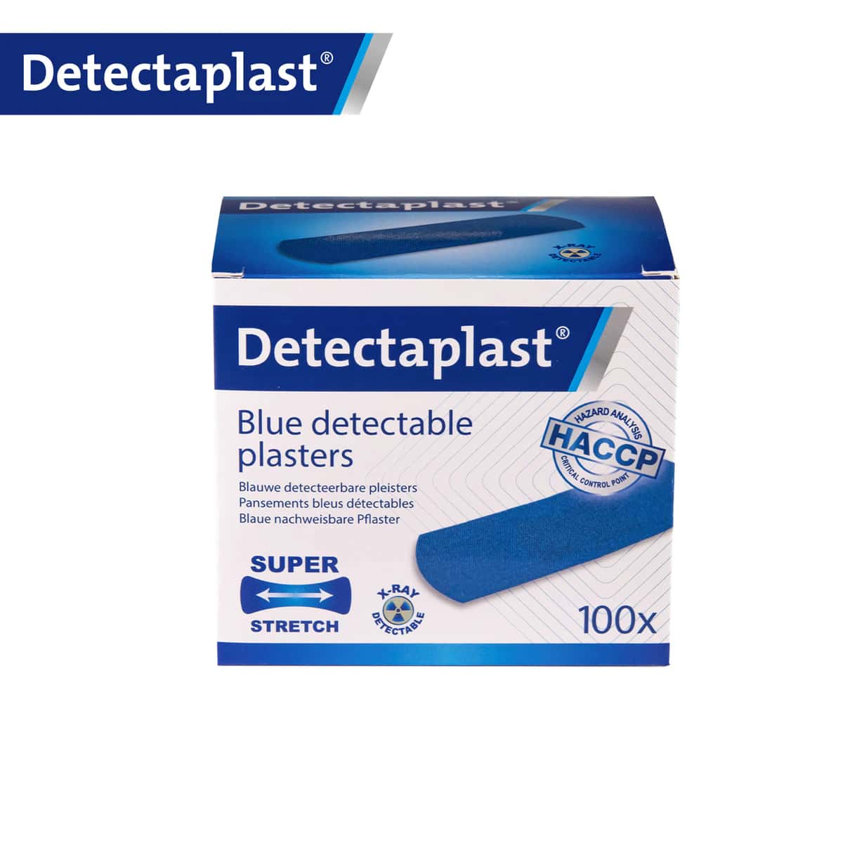 Pflaster Strips blau detektierbar X-Ray 25 x 72mm - Produktbild Pflaster Strips blau detektierbar X-Ray 25 x 72mm