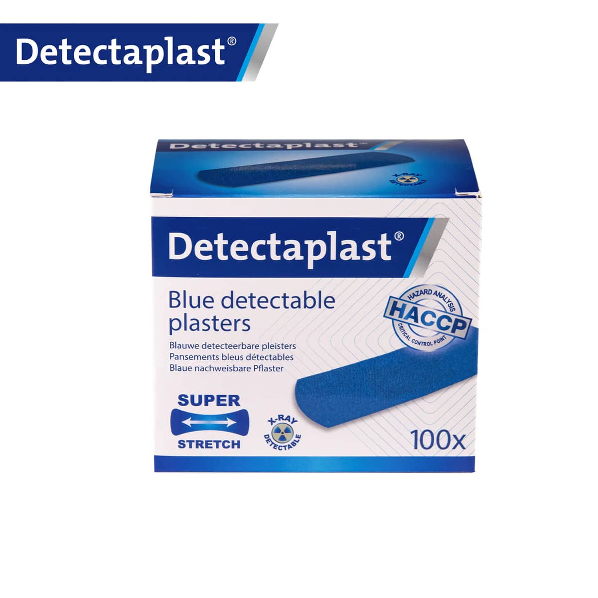 Pflaster Strips blau detektierbar X-Ray 25 x 72mm - Produktbild Pflaster Strips blau detektierbar X-Ray 25 x 72mm