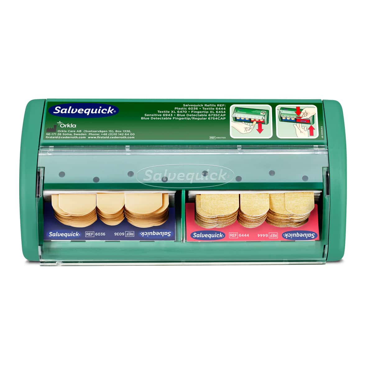 Salvequick® Pflasterstrips Pflasterspender - Produktbild Salvequick® Pflasterstrips Pflasterspender