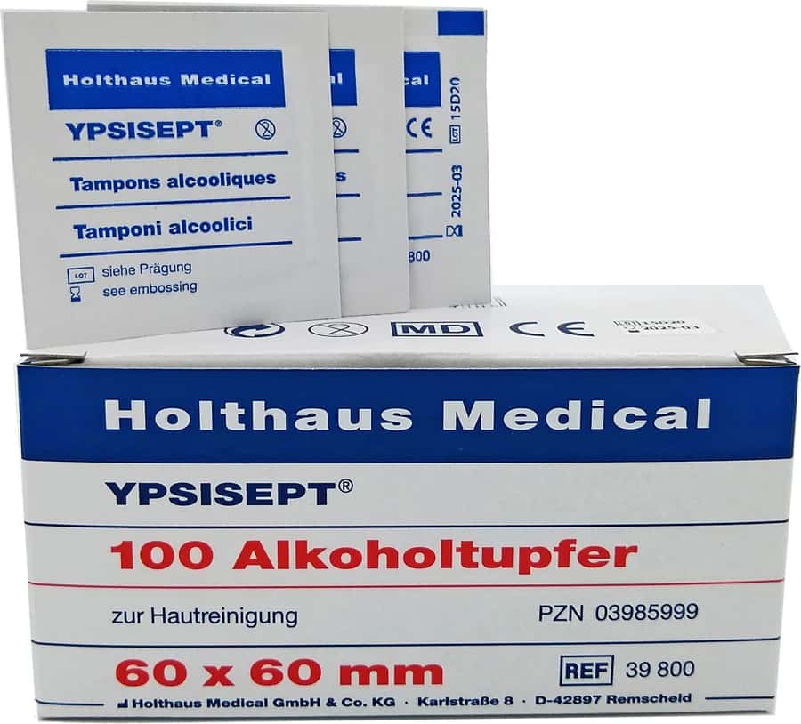 YPSISEPT® Alkoholtupfer - Produktbild YPSISEPT® Alkoholtupfer