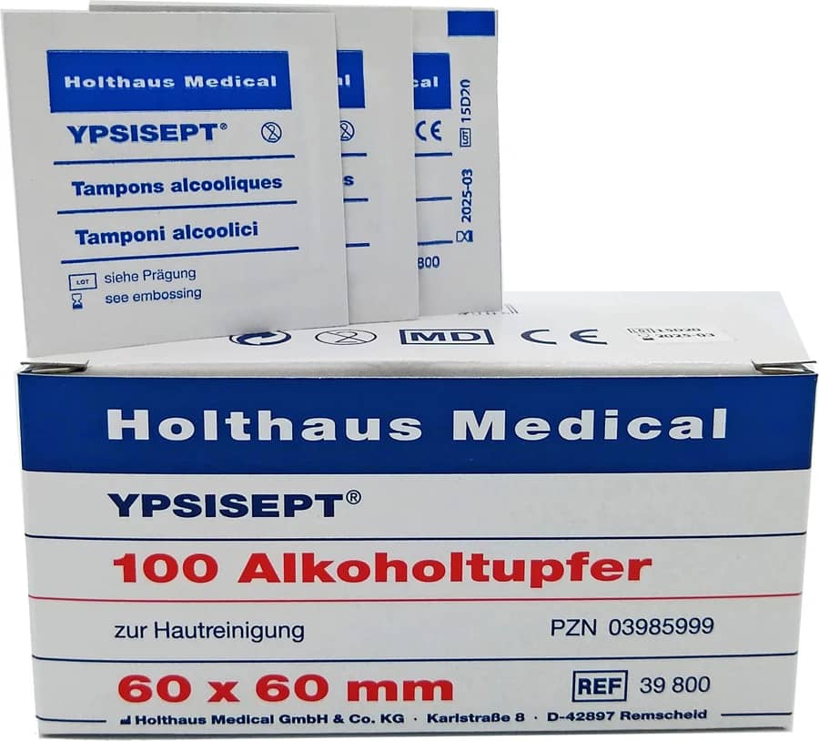 YPSISEPT® Alkoholtupfer - Produktbild YPSISEPT® Alkoholtupfer