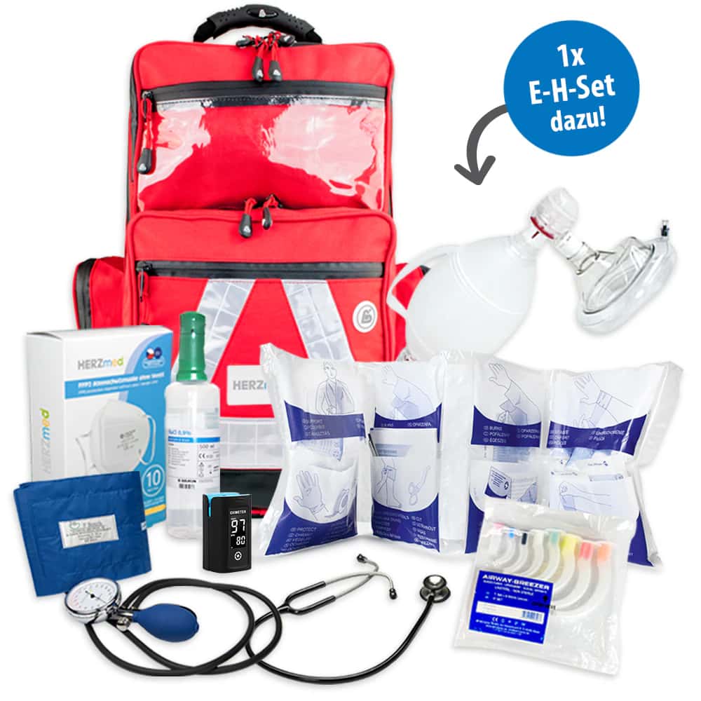 Notfallrucksack WaterStop PRO RED - Produktbild Notfallrucksack WaterStop PRO RED